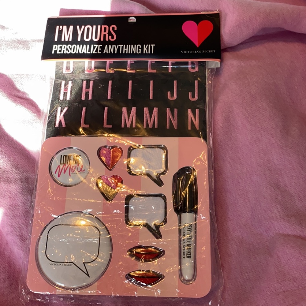 Victoria secret rare vintage I’m your iron on personalized anything kit